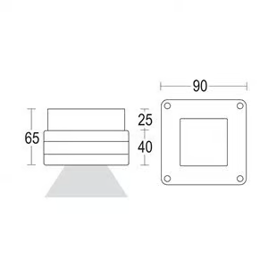 TORRE FLAT C - LED dimmable aluminium outdoor ceiling lamp by Ghidini Lighting - view 3